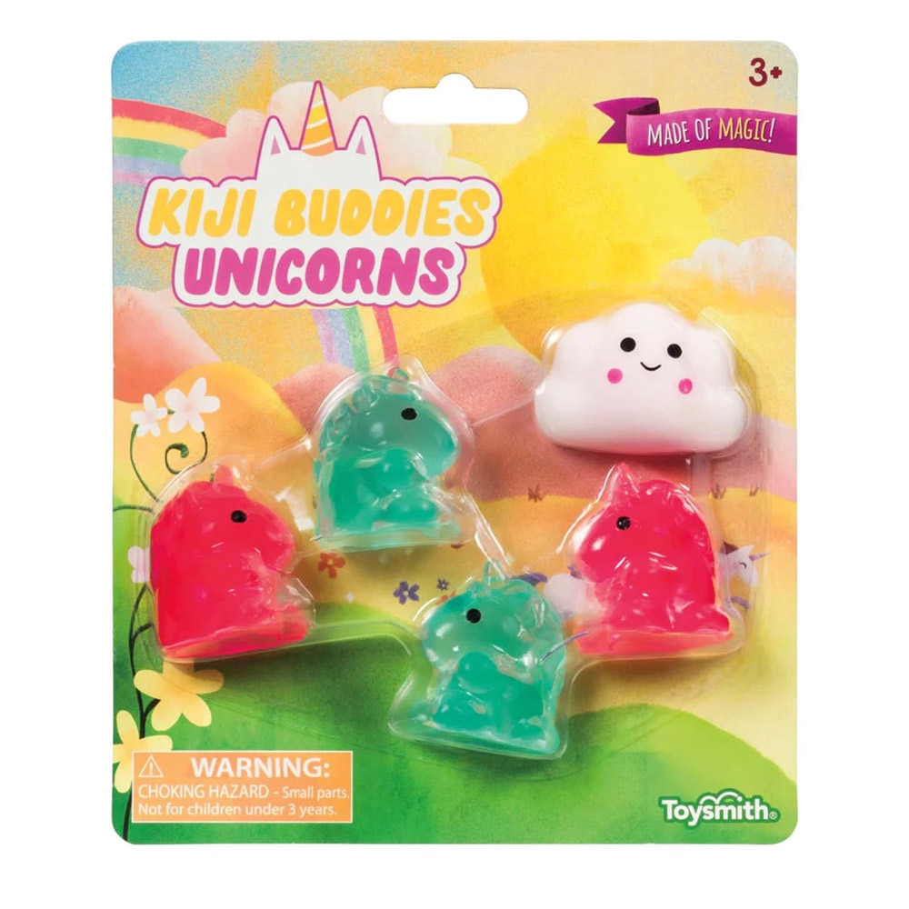 Toysmith, Toys & Figurines, Gifts, Oddly Satisfying, Kiji Buddies, Unicorn, 734996